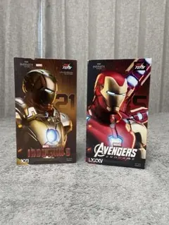 ZD TOYS マーベル アイアンマン フィギュア 2体セット