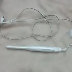 ホワイト ストレートヘアアイロン セラミック