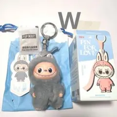 ミニラブブ　ぬいぐるみペンダント イニシャルW PIN FOR LOVE 正規品