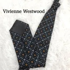 【美品】ヴィヴィアンウエストウッド ネクタイ オーブ　ドット　ネイビー　 高級感