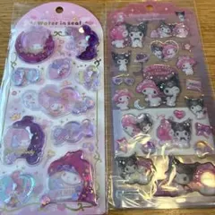 マイメロディ クロミ ウォーターインシール 2セット