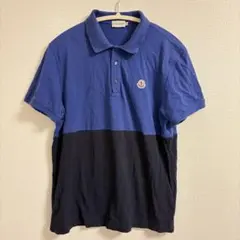 値下げしました モンクレール ポロシャツ 青 - メルカリ