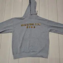 伝説の名機「MILLION GOD」8192 グレー パーカー