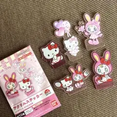 メゾピアノ×ハローキティ　アクリルステッカー5種セット✨