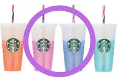 スタバ ミステリーカラーチェンジングリユーザブルコールドカップ　710ml 新品