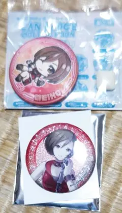 初音ミク キラキラ缶バッジ MEIKO &おまけ