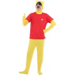 ハロウィン 仮装 プーさん 全身タイツ くまコスプレ コスチューム 5点セット✨️