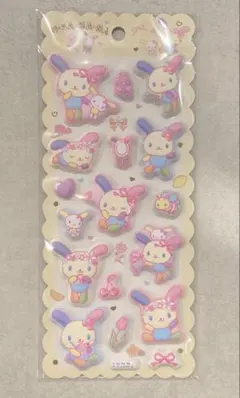 サンリオ　ウサハナ ぷくぷくシール　シール　正規品