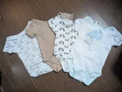 ロンパース4枚セット コットン素材
