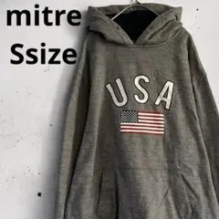 mitre マイター　メンズSサイズ　プリントパーカー