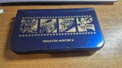 New 3DS LL 本体　モンスターハンター　クロスブルー　1370BK