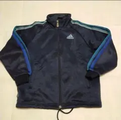 adidas ジャージ ネイビー 青ストライプ