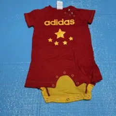 adidas 赤 黄 星プリント ロンパースのサムネイル