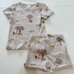 H&M フルーツ柄 Tシャツとショートパンツ セットアップ 90cm
