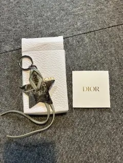【未使用】Dior ノベルティ キーホルダー チャーム 星型 マップ柄