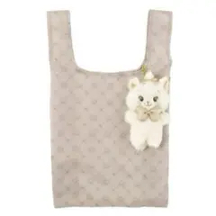 マリー おしゃれキャット ショッピングバッグ・エコバッグポーチ入り キーチェーン