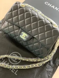 新品未使用 CHANEL シャネル ブラック キルティング ショルダーバッグ