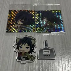 鬼滅の刃 冨岡義勇 ウエハースシール 道とん堀 ミニアクリルスタンド