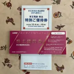 京王電鉄株主優待冊子