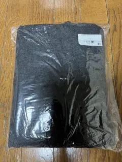 check&stripe薄手のカシミヤ混ウール　チャコール1.5m