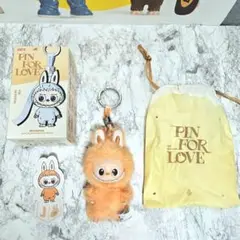 ラブブ POP MART PIN FOR LOVE アルファベットJ