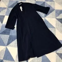 スコットクラブ系列　RADIATE ネイビー ロングコート 38