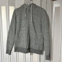 グレー フリース パーカー Lサイズ　【UNIQLO】