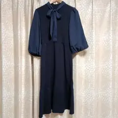 【新品】tocco closet リブニット切り替えワンピース　M
