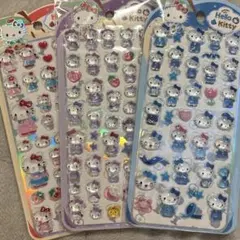 ３点セット　ぷっくりシール　硬いシール