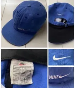 90s VINTAGE ビンテージ NIKE ナイキ 青 CAP キャップ 帽子