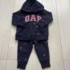 GAP ネイビー 星柄 パーカーとパンツセット