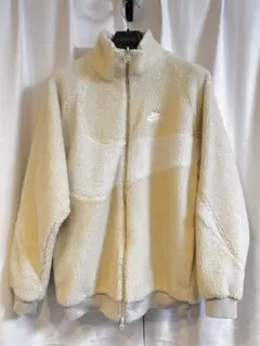 NIKE フリース ボアジャケット 白 リバーシブル Lサイズ