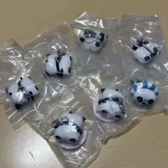 たれぱんだ　つなげて可愛い！マスコットチャーム　めじるしアクセサリー　7個セット