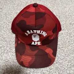 A Bathing Ape Mesh Cap Red