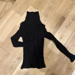 ZARA kids タートルネック　黒　122