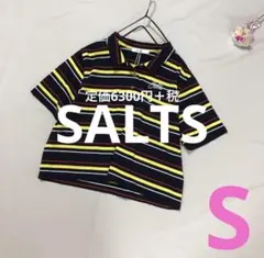 ♡ ソルツ SALTS ポロシャツ ボーダー半袖 Sサイズ スポーツ