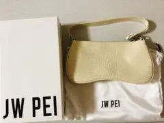 JW PEI ハンドバッグ クロコ型押し アイボリーのサムネイル