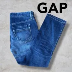 GAP ギャップ　7分丈　ダークブルー ストレートデニム 1969 Oサイズ
