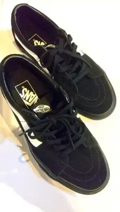 Vans ブラック スエード スニーカー 23.5cm