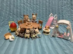 シルバニアファミリー　人形　遊具　テーブルセット