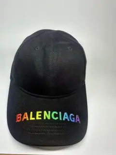 BALENCIAGA レインボーロゴ ベースボールキャップ