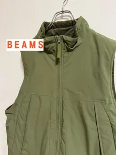 BEAMS メンズ ダウンベスト オリーブのサムネイル