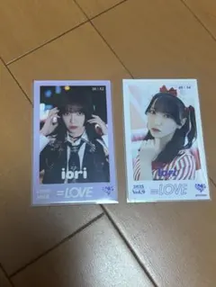 =LOVE ミニフォト　野口衣織2枚セット