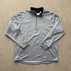 Under Armour ColdGear ハーフジップトレーナー LG グレー