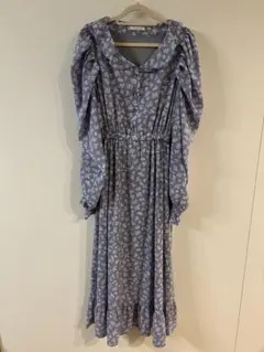 OLIVE des OLIVE ワンピース 花柄 ブルー