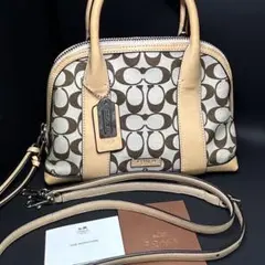 COACH（コーチ）シグネチャー ミニ プレストン サッチェル 2WAYバッグ