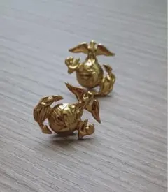 USMC ピンバッジ　一対　ネジ締タイプのサムネイル