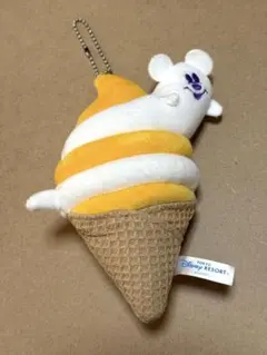 東京ディズニーリゾート ソフトクリーム おばけ　ぬいぐるみバッジ