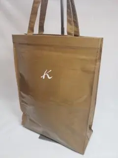 Kitamura キタムラ トートバッグ エナメル ベージュ