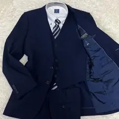 BACK&FORTH スーツ 上下セット 160cm 濃紺 格子柄 - メルカリ